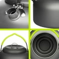thumbnail image 3 of Camping Cookware Set Camping Cooking Set Non-Stick-the Family Backpack Cooking Set is Easily Stackable Pot Kettle Bowls with storage bag for Outdoor 1.1 l Kettle, 3 of 4