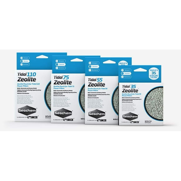 Seachem Laboratories 6513 55 Zeolita 190 ml Filtro Tidal
