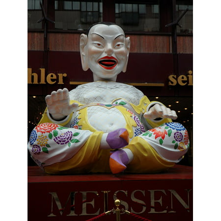 Peel-n-Stick Poster of Chinese Meissen Statue Meissen Porcelain PorcelainPoster 24x16 Adhesive Sticker Poster
