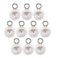 thumbnail image 2 of simhoa 10pcs Ball Pendants Hanging Charms for DIY Jewelry Making 10mm, 2 of 8