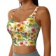 thumbnail image 2 of Balery Sunflower Cornflower Poppy Sujetadores deportivos con espalda cruzada para mujer, acolchados, sin costuras, de alto impacto, ideales para yoga, gimnasio, entrenamiento y fitness.-Small, 2 of 8
