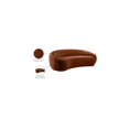 thumbnail image 2 of Meridian Furniture Emery Cognac Velvet Sofa, 2 of 8