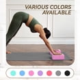 thumbnail image 3 of BalanceFrom Set of 2 High Density Yoga Blocks, 9"x6"x4" Each, 3 of 5