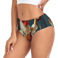 thumbnail image 2 of Fotbe Chef Chicken With Beer Bottles Calzones Estampados para Mujer – Ropa Interior de Algodón, Cómoda, Suave y Elástica-3X-Large, 2 of 6