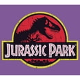 thumbnail image 2 of Girl's Jurassic Park T Rex Logo  Graphic Tee Purple Berry X Large, 2 of 4