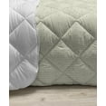 thumbnail image 3 of Classic Down Alternative Comforter, Rhythmic Abstract Curvy Circular Motifs in Monochrome Pastel Tones, Microfiber Quilt for All Season, 5 Sizes, Dark Eggshell and White, by Ambesonne, 3 of 3