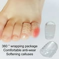 thumbnail image 3 of Huanledash 30Pcs Cushioning Decompression Toe Protector High Elastic Breathable Holes Clear Silicone Shockproof Toe Covers Foot Care Tool, 3 of 7