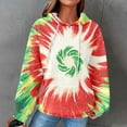 thumbnail image 6 of YUNAFFT Stylish Tie-Dye Print Hooded Sweatshirt with Pockets for Women, 6 of 6