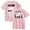 Pink, variant on Jey Uso Four Letters One Word Cotton T-shirt Women Men Short Sleeve Crewneck Fashion Tee