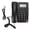 Black, variant on Riousery Desktop Telephone Big Button Corded Landline Telephone 16 Bit HD Screen Wired Phone for Home Hotel Office, Commercial Quality Desktop Communication Device for Household, White
