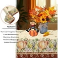 thumbnail image 5 of Rectangle Fall Tablecloth Table Cloth Thanksgiving Pumpkin Table Cover for Fall Thanksgiving Party, 60 x 84 Inch, 5 of 6