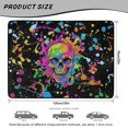 thumbnail image 7 of Uourmeti Neon Splash Colorful Skull Pattern Easy to Clean Cargo Liner Dust-proof 29" x 39" SUV Cargo Liner Vehicle Interior, 7 of 7