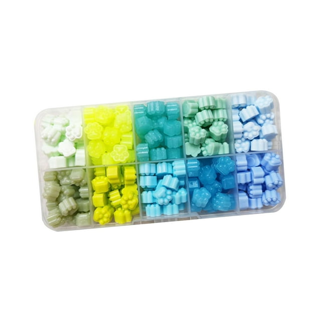 GUOOL 200 Pieces Cat Claw Sealing Beads for Embellishment of Cards Envelope Blue Blue Green