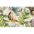 thumbnail image 2 of Pinto, Patricia 24x16 Gold Ornate Wood Framed with Double Matting Museum Art Print Titled - Global Leaves Rectangle, 2 of 4