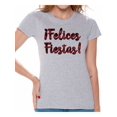 thumbnail image 1 of Awkward Styles Ugly Xmas Shirts for Women Christmas Plaid Felices Fiestas T-Shirt, 1 of 4