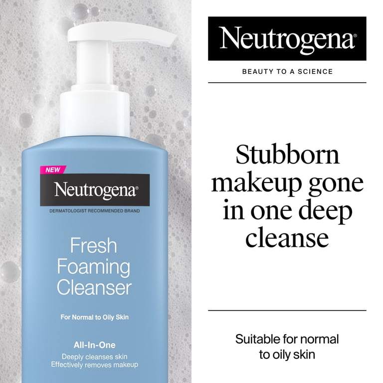 Neutrogena Fresh Foaming Facial Cleanser & Makeup Remover, 8.5 fl