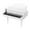White, variant on Home Food Fruit Fork Piano Shape Decoration Cake Dessert Fork Cutlery Kitchen Party Dinner Fruit Fork round Place Mats Woven Dinning Table Runner with 6 Placement Mats