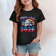 thumbnail image 2 of Ketyyh-chn99 Girls American Flag T-Shirt Kid's 250Th Anniversary Print Vintage T Shirt 1776 2026 250Th Anniversary Patriotic Tee Size for 13-14 Years,Black, 2 of 5