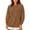 Coffee&12#0902P, variant on Leopard Print Sweatshirt Fleece Lined Oversized Crew Neck Sweatshirt Women Long Sleeve Y2k Fall Outfits Winter Warm Fluffy Thermal Womens Pullover Tops Royal Blue M