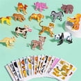 thumbnail image 2 of Education Puzzle Toy 3D Cartoon Animal Set 25 Spatial Reasoning Family Friendly Learning 25PCS, 2 of 7