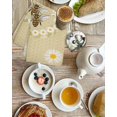 thumbnail image 4 of Bees Kitchen Dish Towels for Drying Dishes Set of 3, Daisy Flowers Spring Summer Honey Floral Leaf Plant Waffle Weave Microfiber Hand Tea Bathroom Towels Quick Dry & Absorbent Towel 15.7x23.6, 4 of 7