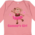 thumbnail image 4 of Inktastic Gammy's Girl Monkey Girls Long Sleeve Baby Bodysuit, 4 of 5