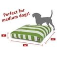 thumbnail image 3 of Majestic Pet | Vertical Stripe Rectangle Pet Bed For Dogs, Removable Cover, Sage, Medium, 3 of 5