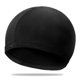 thumbnail image 3 of 8 paquetes de gorro de baño de nailon para hombre y mujer, gorro de baño de tela de licra negra pura, gorro de baño para adultos Namotu LKX-1347, 3 of 7