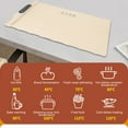thumbnail image 3 of Food Warming Mat - Rapid Heating Electric Warming Tray with 3 Level Adjustable Temperature Food, Rollable Foldable Food Warmer with Timer for Home Daily, 3 of 7