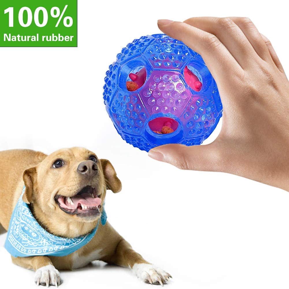 Amerteer Interactive Dog Toy, IQ Treat Ball Food Dispensing Toys for