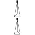 thumbnail image 1 of De 2/2 Piezas De Candelabros De Geométricos Negros Artes De Decoración De Dormitorio, 1 of 6