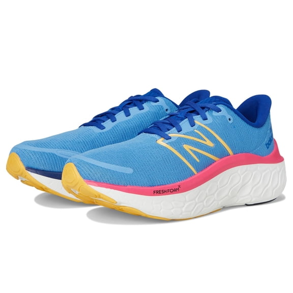 New Balance Women's Fresh Foam X Kaiha Road V1 Running Shoe, Azure/Dragon Berry/Clementine, 6