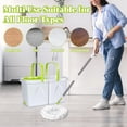 thumbnail image 7 of Masthome Spin Mop with Mop Buckets Wringer System for Floor,Mop Set with 3 Microfiber Mop Pads, 7 of 7