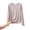 Beige, variant on Plus Size Pajamas for Womens Polka dots Long Sleeve Tops Womens Loose Loungewear Casual Crew Neck Pullover Tops XL-5XL