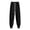 Black Casual pants for Women, variant on safuny Women's Jogger Cuff Pants Solid High Elastic Waist Clothing Running Gym Sports Retro Summer Comfy Trousers Fashion Black XL
