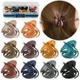 thumbnail image 3 of 10PCS Hair Claw Clip Fashion Acrylic Hair Claw Clamp Hair Catch Clip with Box, 3 of 10