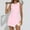 Pink, variant on Women's Workout Tennis Dress Shorts Pockets Sleeveless Crewneck Golf Athletic Mini Dresses