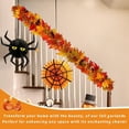 thumbnail image 4 of Yaoyar Orange Leaf Garland, Halloween Garland Artificial Maple Leaf Autumn Hanging Fall Vines Thanksgiving Decorations Fall Decor, 4 of 6