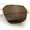 Gold - Brown, variant on Mens Luxury Half Rim Metal Frame Rectangular Euro Fashion Sunglasses Gold - Brown