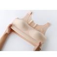 thumbnail image 3 of DuoJiaJ Seamless Bra Without Underwire Women's Bralette Padded Comfortable Non Wired T Shirt Bra Pull On Bra Crossback Comfortable Soft Bustier Plus Size Bras Beige, 3 of 5
