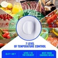 thumbnail image 5 of Tacool 2.4 Cu.ft Mini Fridge with Freezer, Apartment Size Refrigerator, White, New, 5 of 7