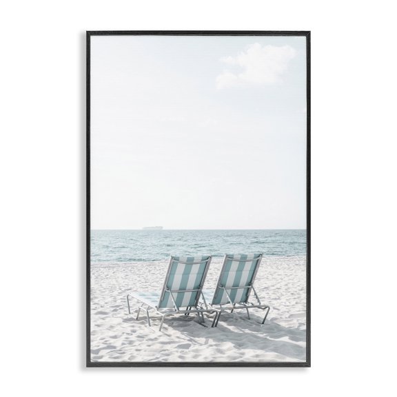Stupell Industries Tropical Black Framed Giclee Art, 12 x 18, by Elena Chukhlebova