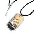 thumbnail image 2 of Superman Lois Lane Press Pass Military Dog Tag Pendant Necklace with Cord, 2 of 5