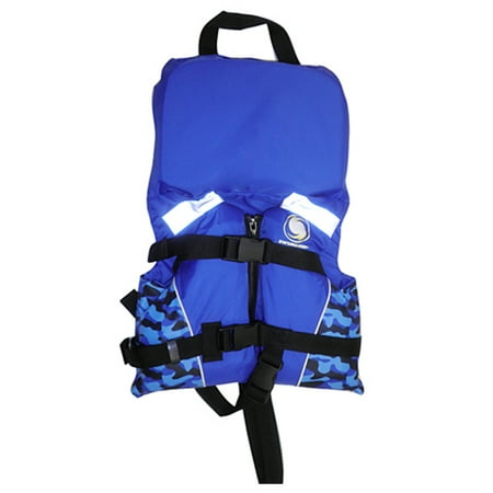Swim Central Swimline USCG Approved Blue Infant Life Vest with Handle for Boys - Up to