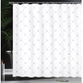 thumbnail image 3 of Ambesonne Fleur De Lis Shower Curtain, Damask Pattern Vintage, 69"Wx84"L, Pale Lavender, 3 of 4