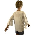 thumbnail image 2 of Paw Drazzel Boutique Women's Casualwear, Full Shoulder, 3/4 Sleeve, Size 20 Blouse, 2 of 5