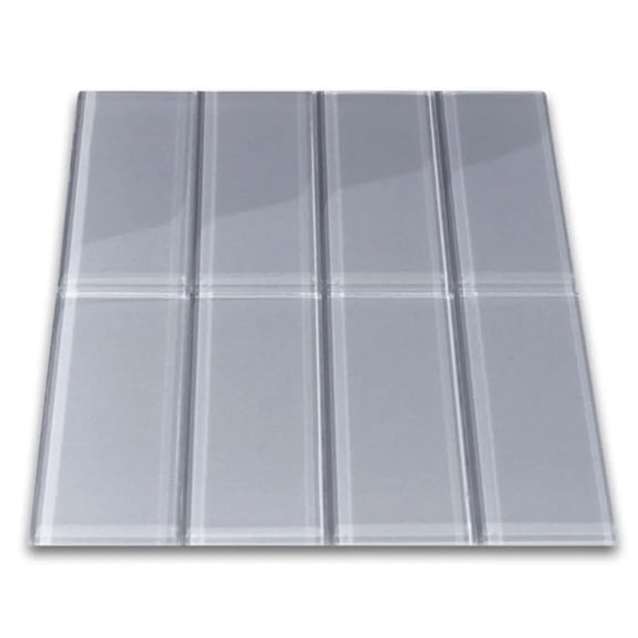 CNK Tile Frosted Ocean Glass Subway Tile 3" x 6" Stain-Resistant 8mm Thick Durable Glass for Kitchen Backsplash, Bathroom Walls, Home Decor & More