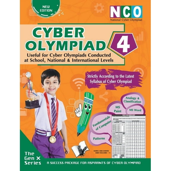 National Cyber Olympiad - Class 4 (With OMR Sheets), (Paperback)