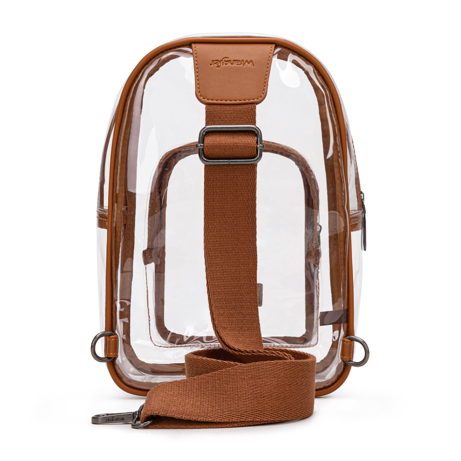 Wrangler Crossbody Clear Sling Bags for Women Stadium Approved Cross Body Purse for Sports Events Concerts