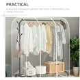 thumbnail image 4 of Clear Zipper Garment Rack Cover Clothes Rack Dust Cover Clothes Rack Protector, 4 of 6